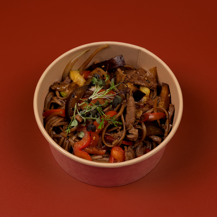 Удон с говядиной