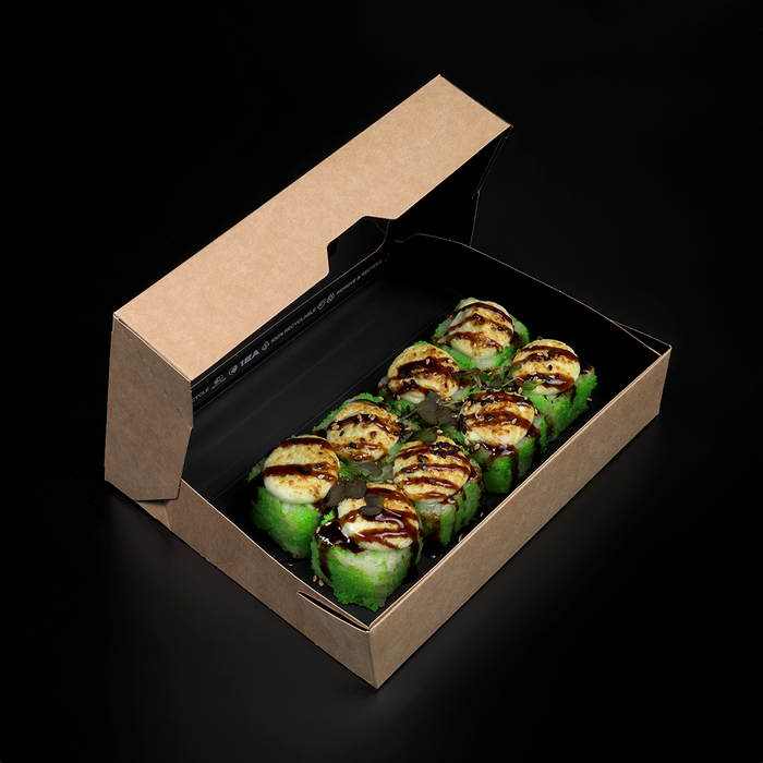 Запеченный с креветкой